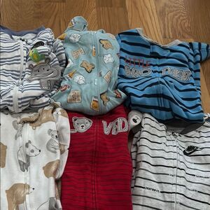 Bundle of sleepers: set of 6 size 3-6 months